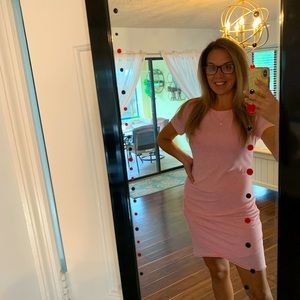 Pink bodycon dress